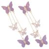 1 Paar Leichte Schmetterlings-Quasten-Ohrstecker Für Damen