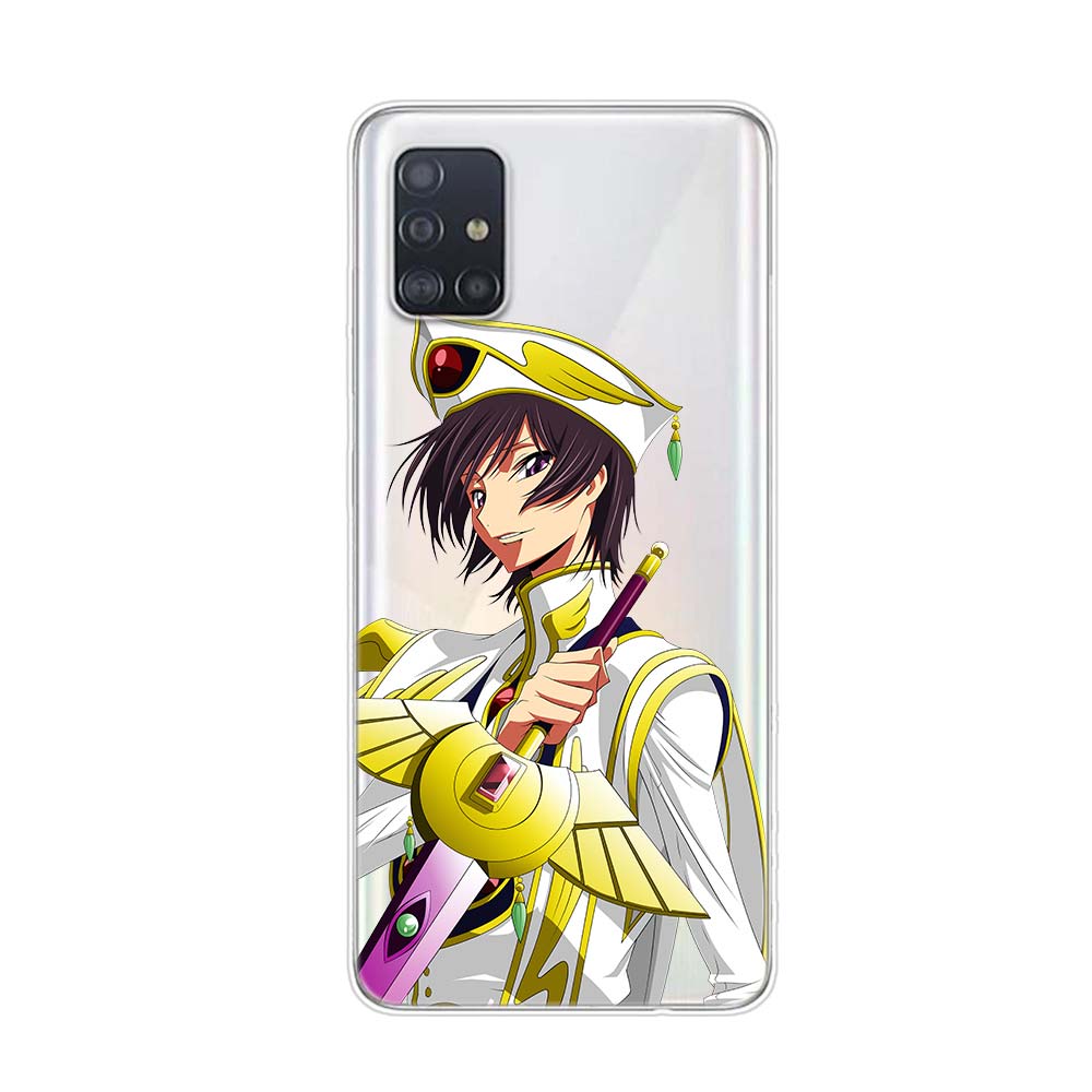 Anime Code Geass Lelouch For Samsung Galaxy A01 A11 A12 A22 A21S A31 A41 A42 A51 A71 A32 A52 A72 A02S Silicone Phone Case