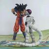 Anime Dragon Frieza Vs Son Goku Figurine GK Pvc Action Figures Statue Collection Model Toy Gifts