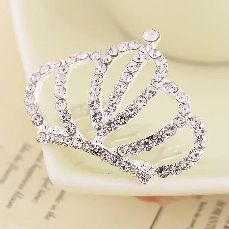 Tiaras com glitter para crianças, tiaras de cabelo com coroa 3D para meninas, bastões de cabelo de princesa para festival brilhante, acessórios para cabelo para meninas