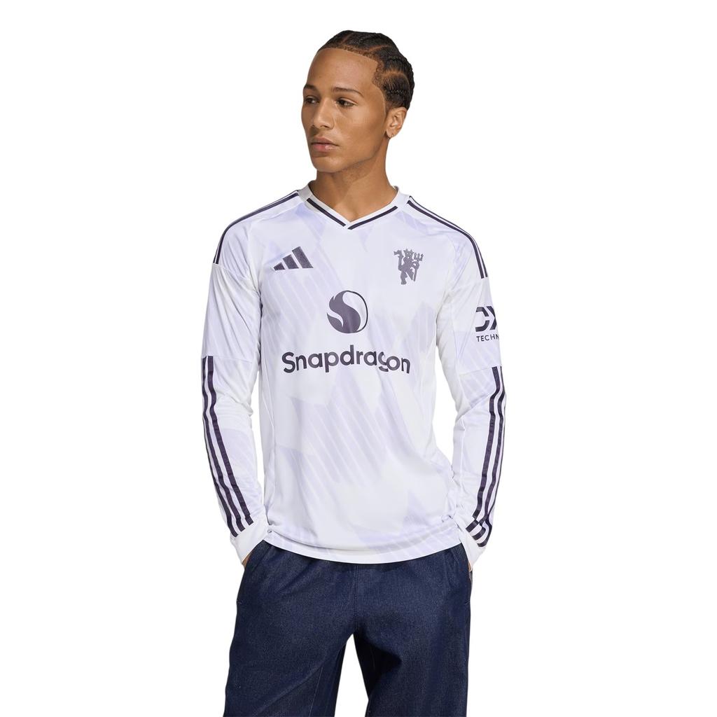 adidas Mens 25/26 Manchester United FC Long-Sleeved Away Jersey