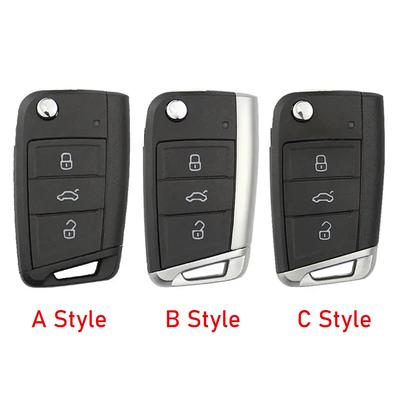 Coque de clé de voiture pour Volkswagen Tiguan Vw Golf 7 4 5 Mk4 6 Mk7 Virtus Pour Skoda Octavia A7 Seat Leon Ibiza Altea