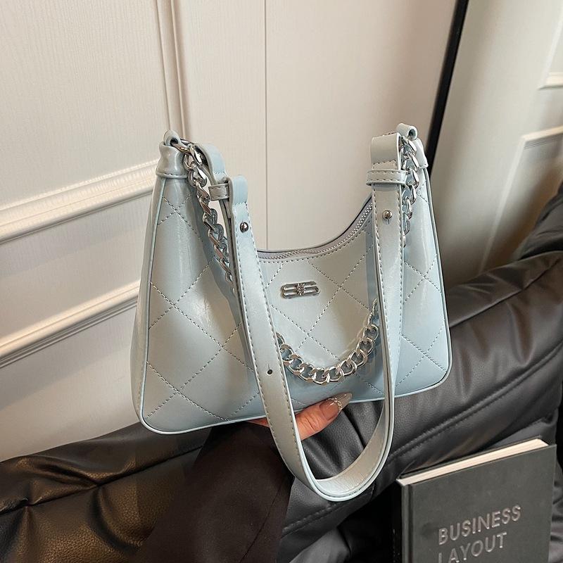 

Высококлассная нишевая дизайнерская сумка женская 202 новая модная сумочка-цепочка нишевая на плечо сумка-мессенджер синий