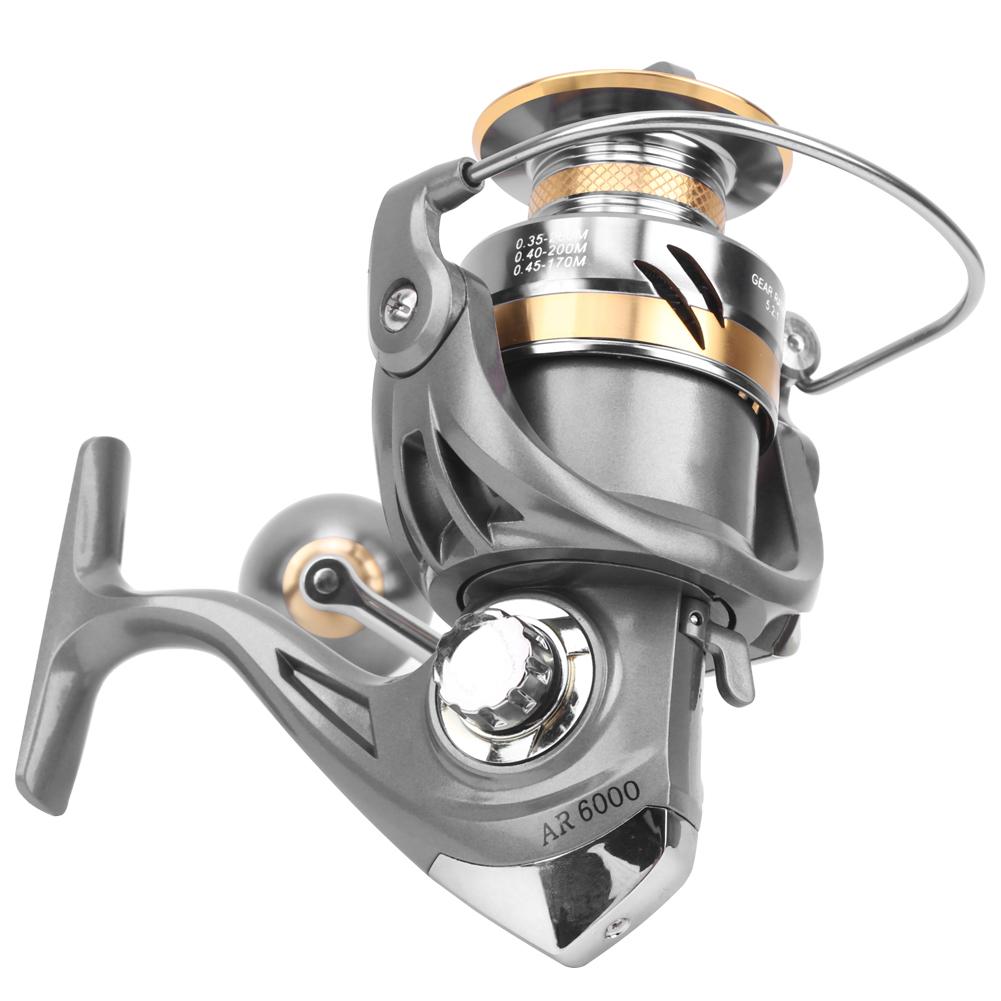 Handle Skirted Spool Rock Sea Fishing Spinning Reel Fishing Line Wheel AccessoryAR6000