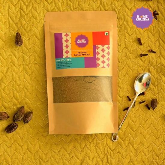 Home Kouzina Punjabi Garam Masala - 100g | Perfect for Veg & Non Veg Curries, Gravies, Rice, and More, 100% Natural Ingredients