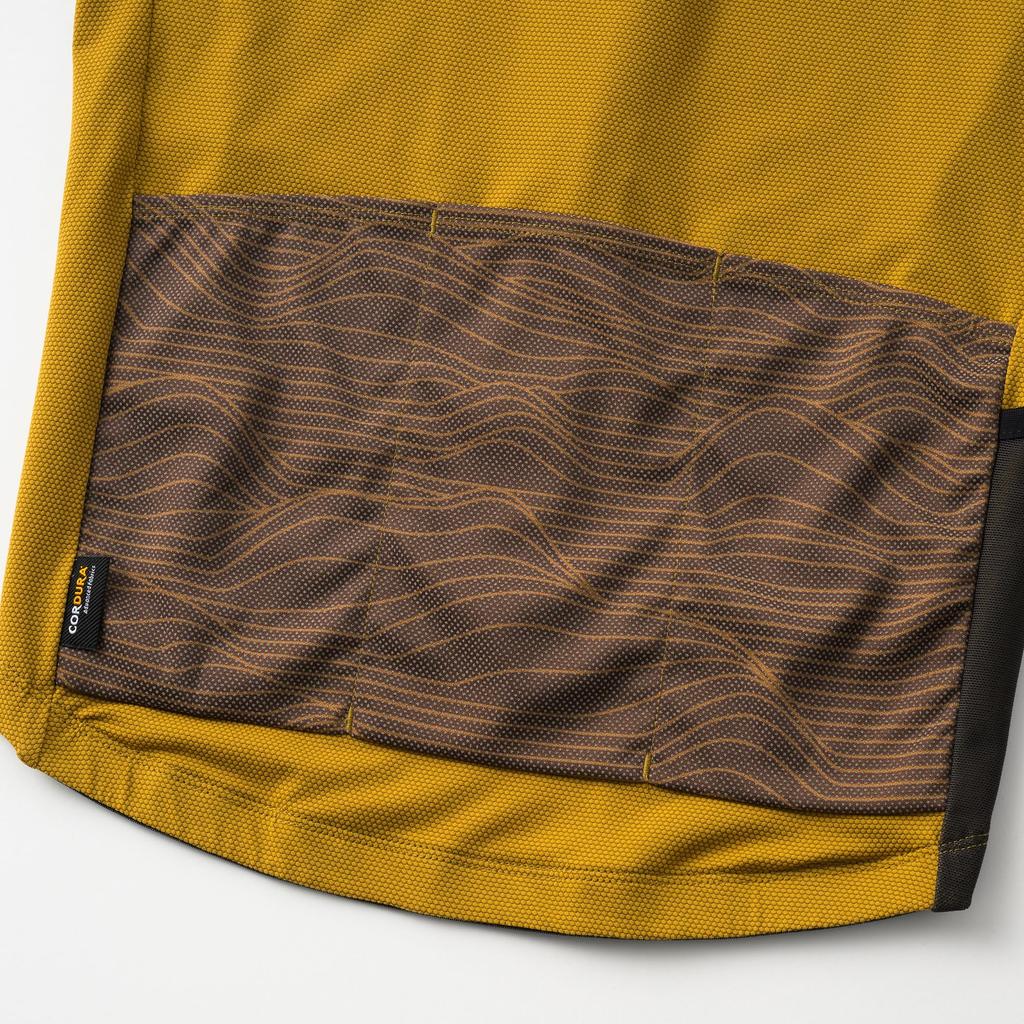 Kapelmuur Crossover 3 Cycling Short Sleeve Size M Jersey, Yellow,