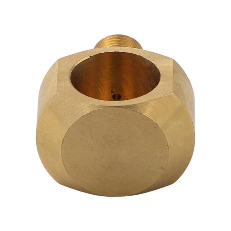 High Temperature Resistant 1/8Inch BSPP Fitting with Rubber Seal Brass Pipe Connector for Industrial and Home Use