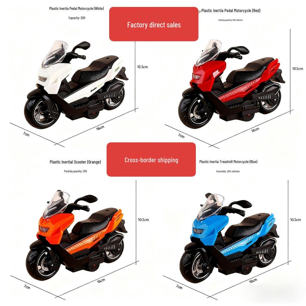 La Bu Bu Inertial Motorcycle Toy for Kids - Hot Seller & Educational