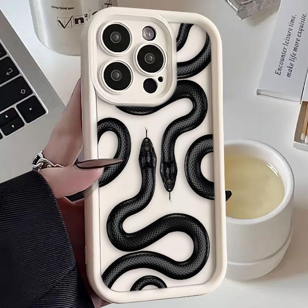 

Gold Black Purple Snake Phone Case For Redmi NOTE 15 13 14 8 9 9S 10 10S 11 11S 11T 12 12S PRO PLUS TPU Case DIY Shell Cover RedmiNOTE12PRO5G