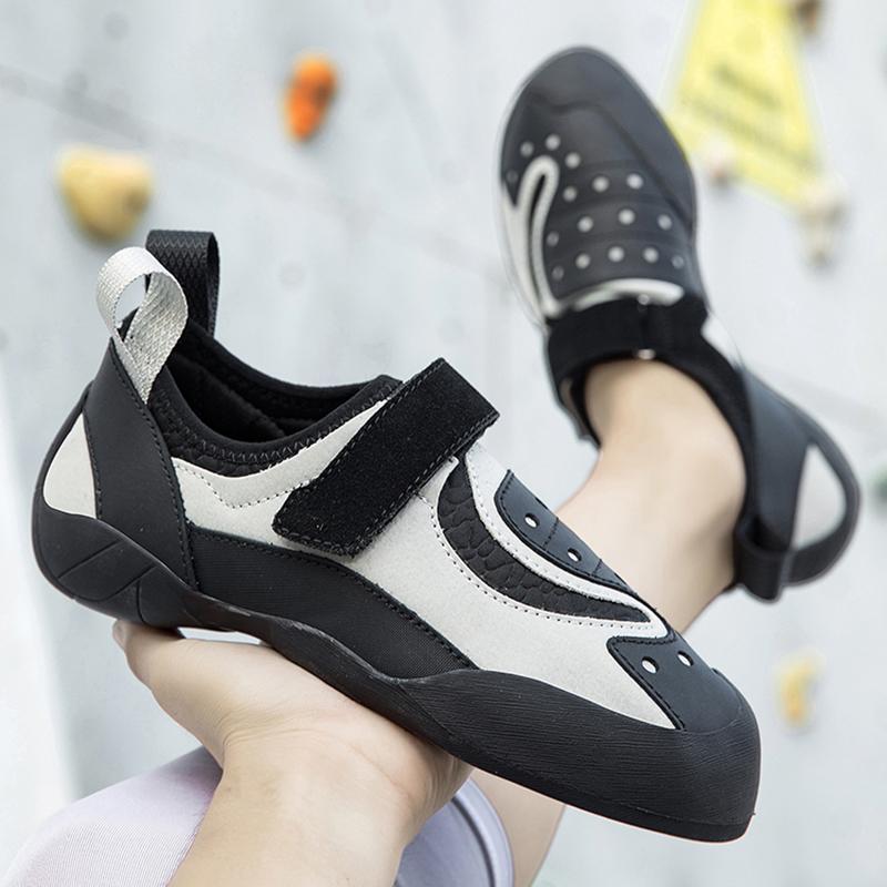 New cool couple style climbing shoes anti slip breathable comfortable climbing training shoes beginner indoor climbing shoes