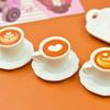10Pcs Home Decor Crafts Mini Coffee Cup Resin Dollhouse Simulation Food Play Scale Ornaments Diy Handmade Doll Accessories