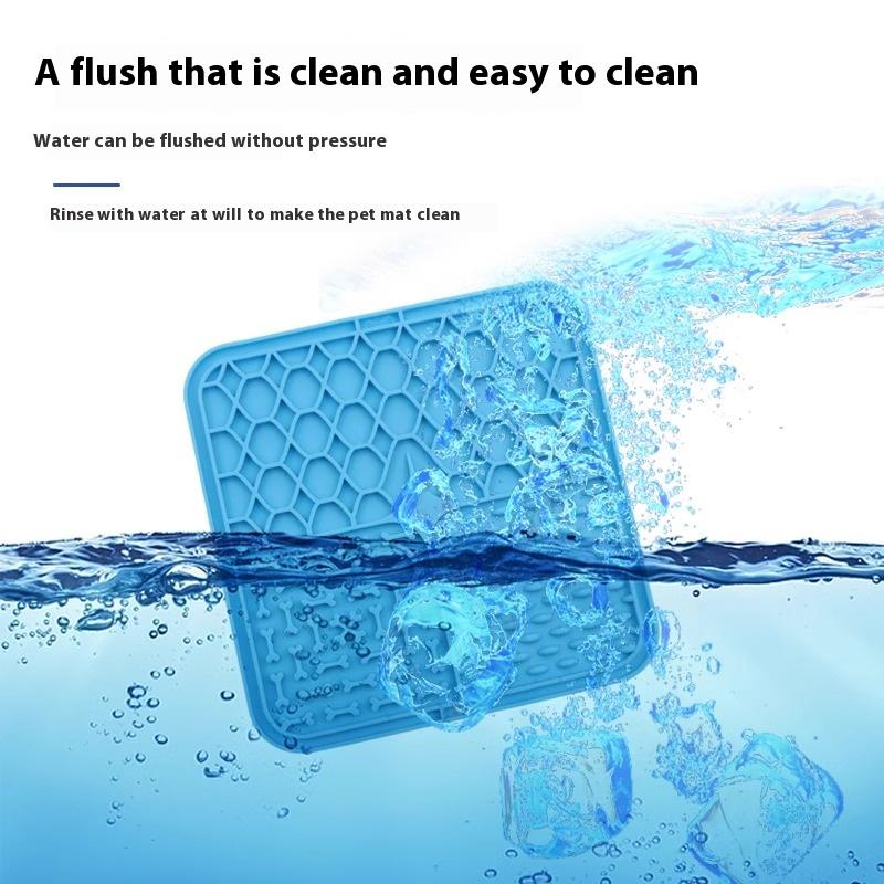 Πατάκι Λιχουδιάς για Κατοικίδια Σκύλους Γάτες Πατάκι Λιχουδιάς Αντιπνιγμονικό Σκεύος Αργής Τροφής Μπολ Αργής Τροφής Πιάτο Λιχουδιάς Κατοικίδιο Γάτα Πατάκι Γεύματος για Γιαούρτι