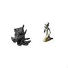 Tribal Lady Bookend Holder Decorative Resin Art Piece for Bookshelf Living Room Study Handmade