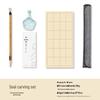 He San She Fuguang Mixed Hair Calligraphy Brush for Beginners - Soft Bristle, Regular Script