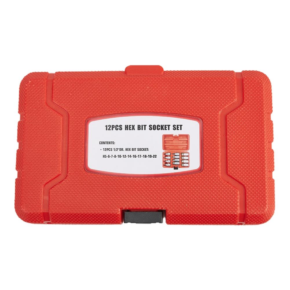1 2 Inch Drive 12 Pcs Hand Working Tools Socket Bit Set