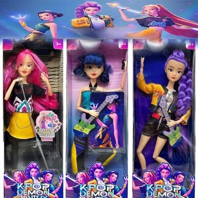 Kpop Dämonenjäger Actionfigur Puppe Rumi Mira Zoey Schöne Prinzessin DIY Plastikspielzeug für Mädchen