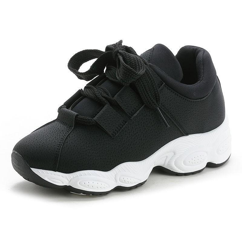 Women's shoes new platform sneakers comfortable and breathable trend lightweight lace-up dad shoes