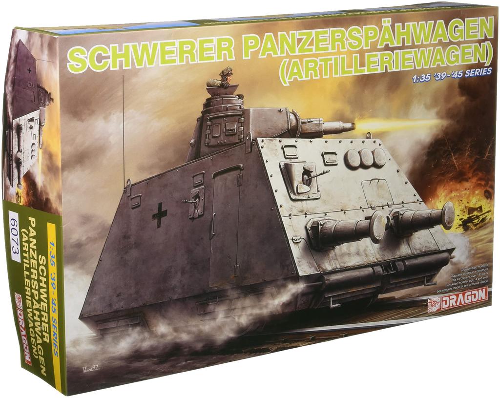 Dragon World War II German Army Heavy Armored Reconnaissance Train Plastic Model DR6073 1/35