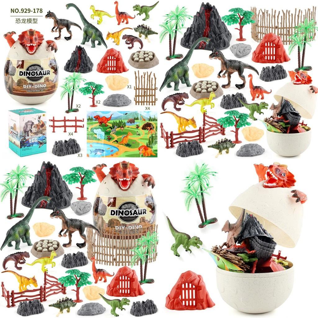 Educational Plastic Animal Model Set For Kids Featuring Realistic Dinosaur Eggs Ideal For Preschool Learning