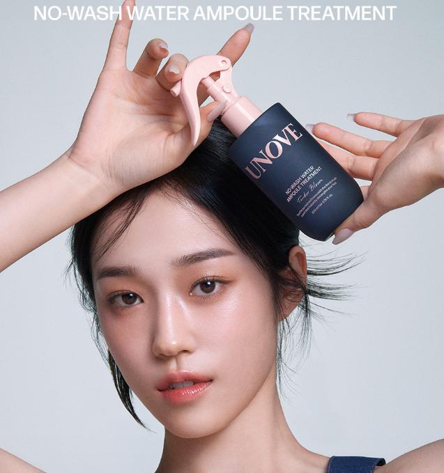 UNOVE No-Wash Water Ampoule Treatment 200ml – Leave-In Spray Hair Pack