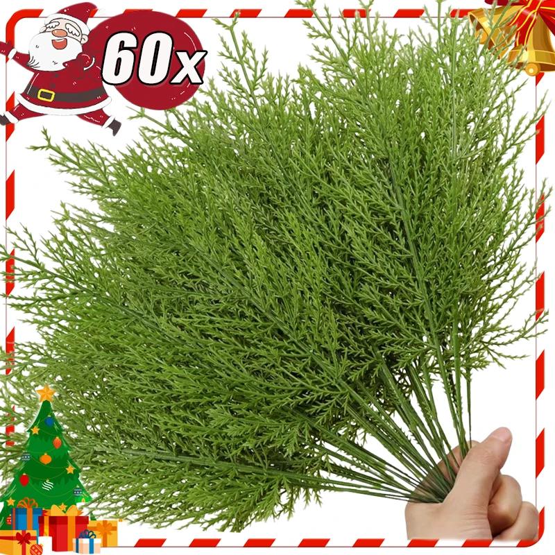 Artificial Pine Branches Christmas Pine Needles Fake Pine Picks For DIY Garland Xmas Tree New Year Party Home Decoration Gifts
