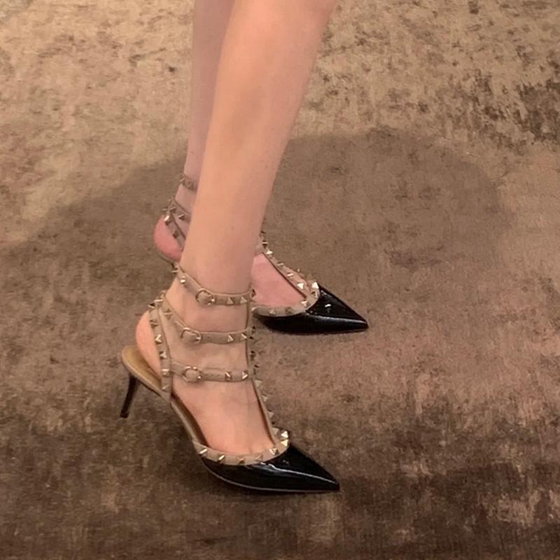 

Fashion Black Pointed-toe High Heels, Women s Rhinestone Bow Outerwear Work Shoes, 2025 New Versatile Commuting Single Shoes 40