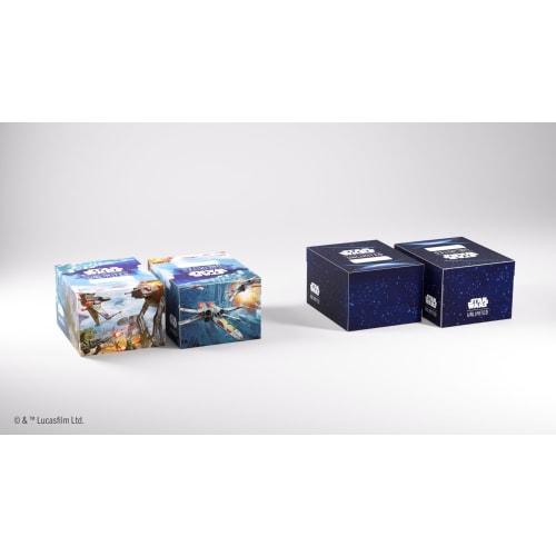 Star Wars Unlimited Soft Crate - Full-color Printed & Officially Licensed, Durable Deck Box Holds 60 Double-sleeved Cards. Perfect for TCGs and LCGs.