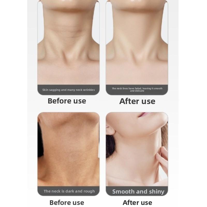 5Pcs Silicone Nursing Neck Pad Strap Tightening Reusable Gel Spa Neck Mask Moisturizing Nourishing Neck Lift SkinCare Wholesale