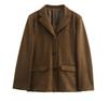 Retro Suede Women's Jacket - Cross-Border European & American Style
