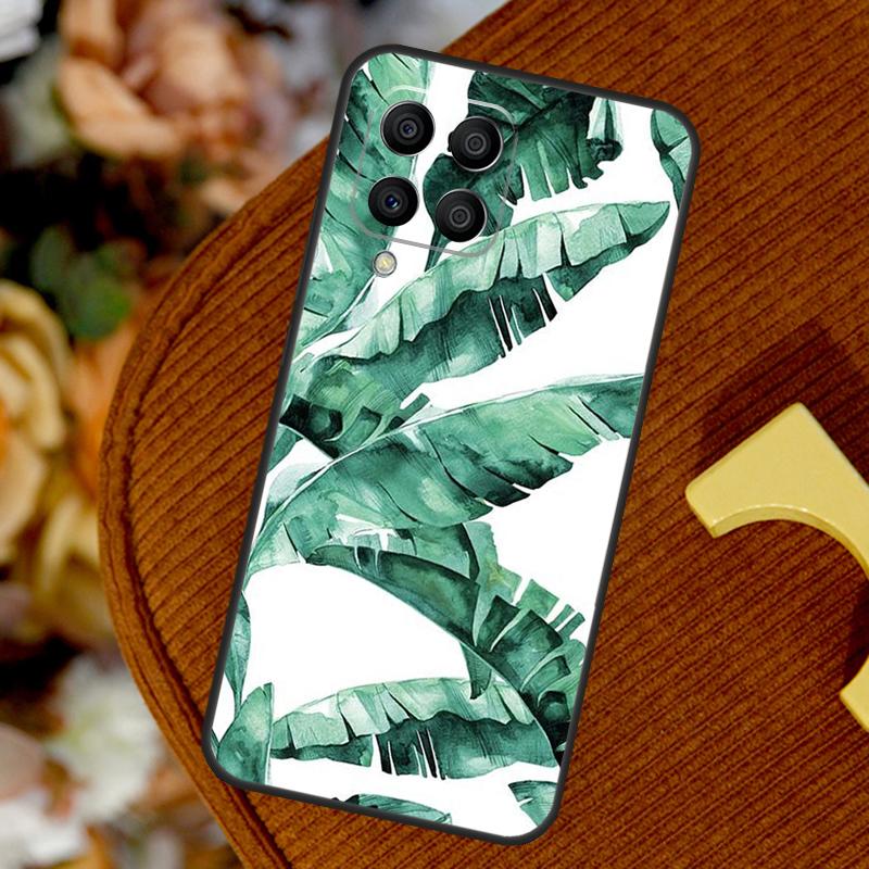 Banana Leaves For Samsung Galaxy M23 M33 M13 M53 M11 M51 M14 M34 M54 M15 M55 M20 M30s M12 M32 M52 Case
