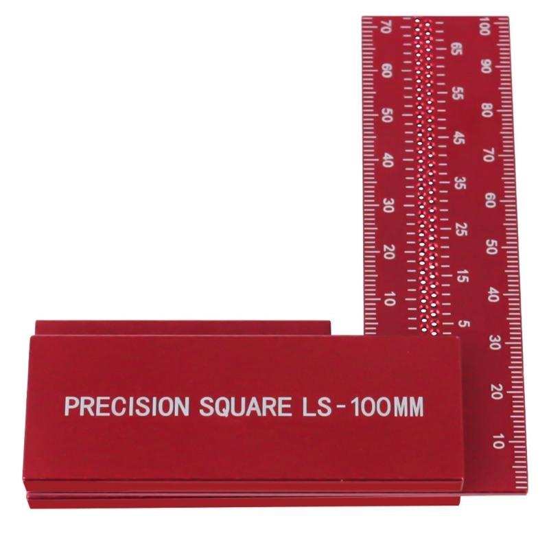 

Aluminum Carpentry Square Accuracy L Type Corner Rule with Clear Scale Woodworking Tool for Woodcraft Measurement 1
