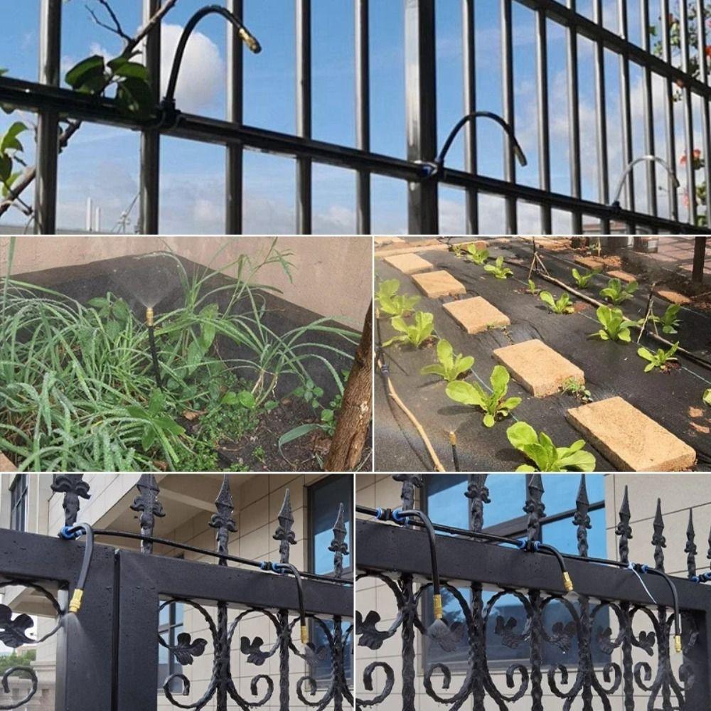 Rotating Copper Nozzle Automatic Watering Kits Garden Watering and Irrigation Set  Greenhouse