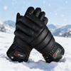 New PU Gloves Windproof Coldproof Warm Gloves Warm Skiing Gloves Gift