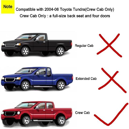 2Pcs Interior Door Handles Driver & Passenger Side For 2001-07 Toyota Sequoia, 2000-2004 Avalon, 2004-2006 Tundra - Crew Cab ONLY - Four Full-Sized