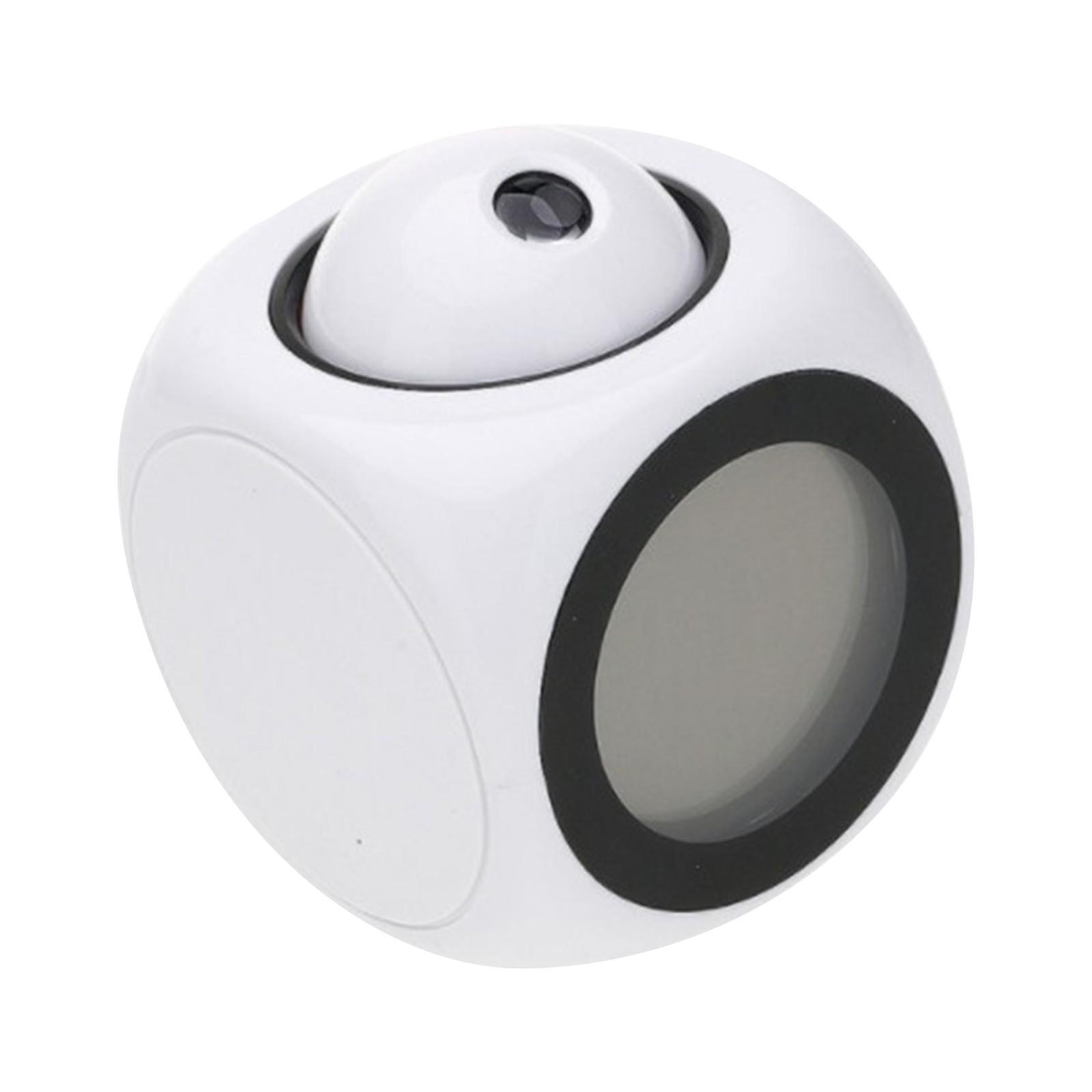 

Персонализированная многофункциональная проекция, английские часы, светодиодная проекция, будильник, голосовые часы и оповещение звонком One Size белый