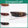 Vintage Belt Leather Women Versatile Decorative Waistband Casual Jeans Strap