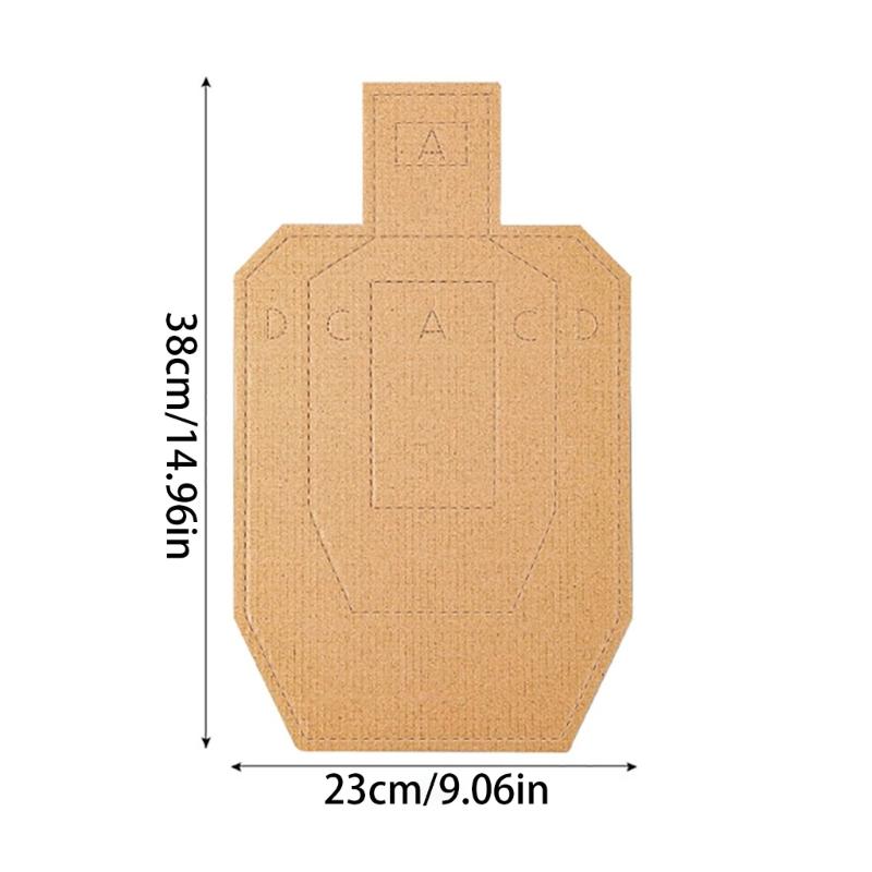 10pcs Paper Targets for Shooting Hunting Practice Shooting Practice Accessory