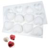 1PCS Silicone Mold for Cakes 8 Cavity Heart Diamond Square Chocolate Mold Cake Mold Fondant Desserts Form Cake Decorating Tools