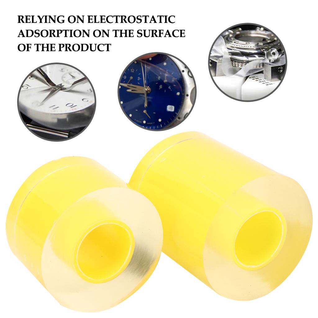 2pcs Anti Static Watch Film Tape Anti Scratch Protective Jewelry Film Tape (80mm50mm)