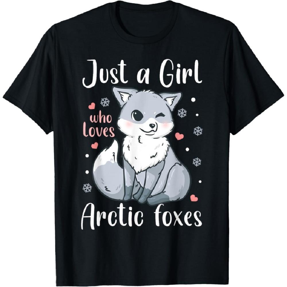 

Arctic foxes Just a Girl Who Loves Arctic Foxes T-Shirt S