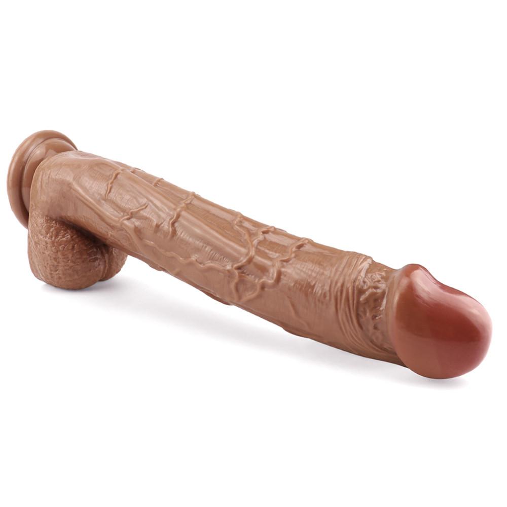 Super měkký pocit realistický tlustý dildo penis simulovaný lékařská sexuální hračka pro dospělé pro ženy masturbátory přísavka 18+ obchod pro dospělé