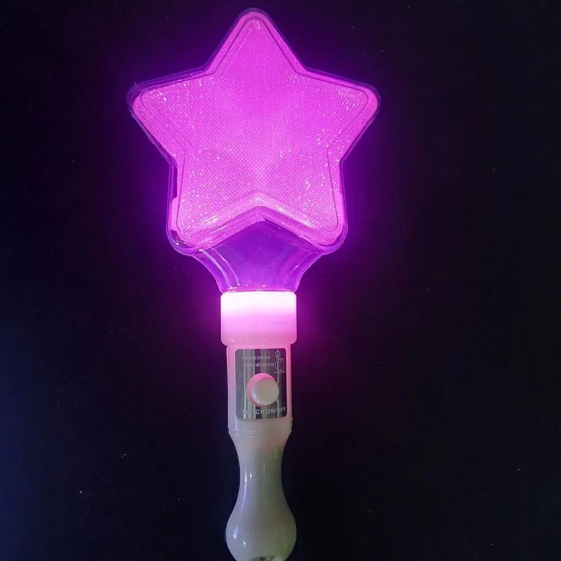 Glowing LED Magic Star Wand Gifts Luminous Party Decoration Light Stick Kids Boys Girls Happy Fluorescent  Birthday Party Decors