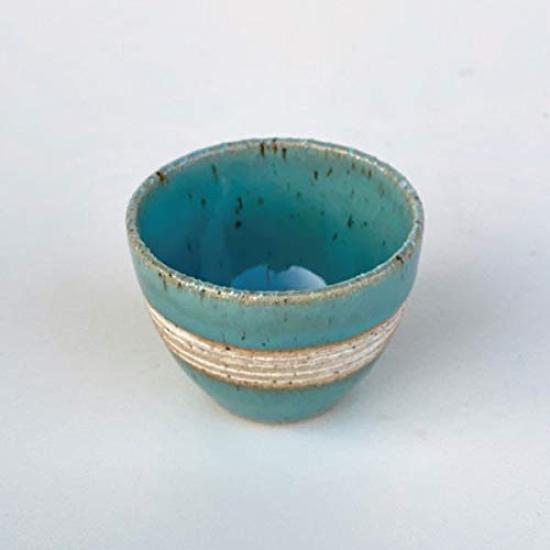 Stylish Sake Mino Light for Cold Nordic for Japanese Sake Set, Ware, Blue, Blue, Ceramic, Sake, 1.8-cup Capacity, Style,