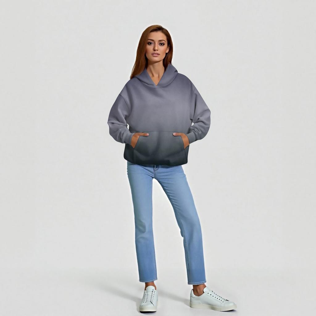 Women's Fashion Daily  Casual V-Neck Long Sleeve Printed Top