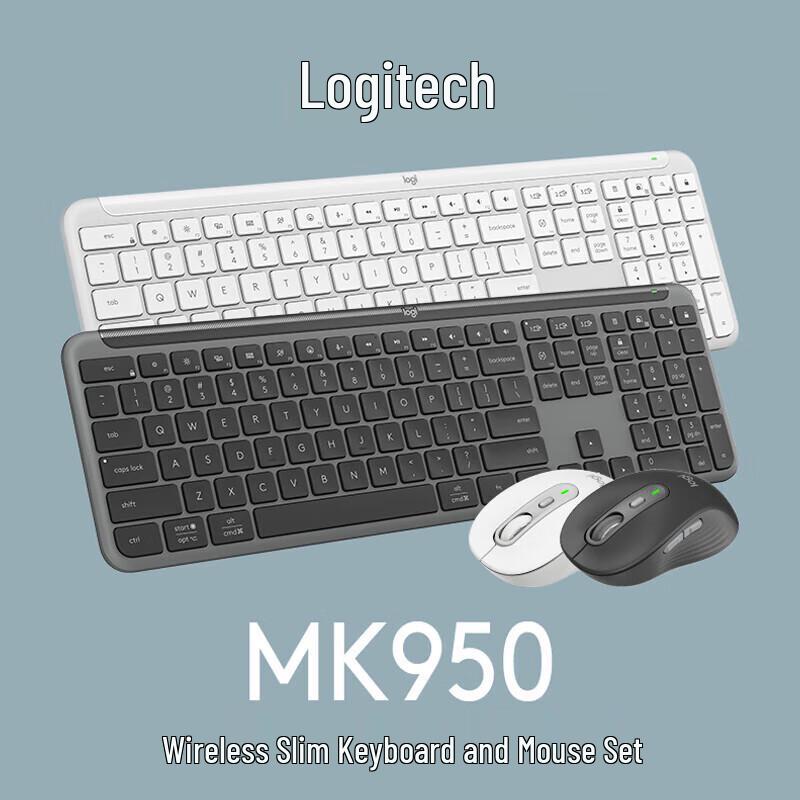 Logitech MK950 Wireless Bluetooth Keyboard & Mouse Combo