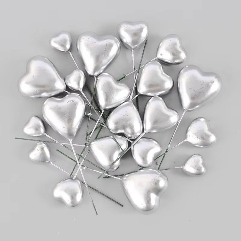20PCS Glitter Balls Cake Topper Balls DIY Craft Glitter Cake Toppers For Wedding Celebration