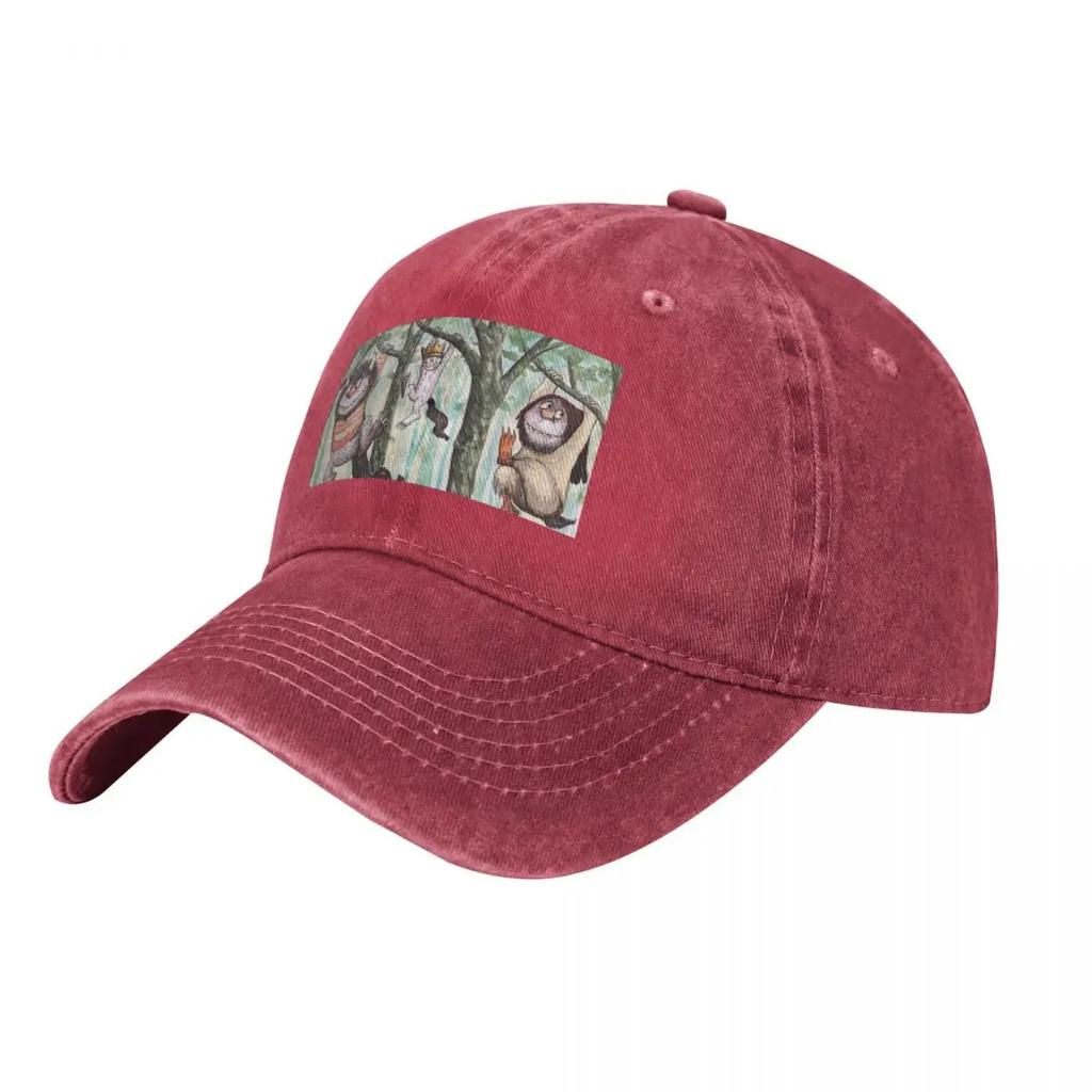 Where the Wild Things Are Baseball Cap Military Cap Unisex Visor New Hat Hat Unisex Luxury Unisexs Womens