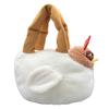 New Versatile Xiaohongshu Same Chicken Plush Handbag Chicken Bag Plush Bag Commuter Bag Handbag Women's Bag