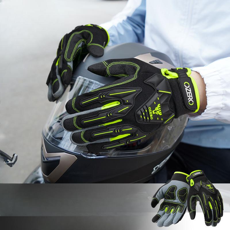 Full Finger Motorcycle Gloves Four Seasons Riding Protection Knight Off Road Motorcycle Racing Touch Screen Gloves Men