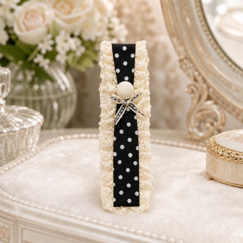 Knitting Colorful Flower Print Magic Tape Headband For Women Girls Sweet Hair Ornament Headwear Headband Hair Accessory